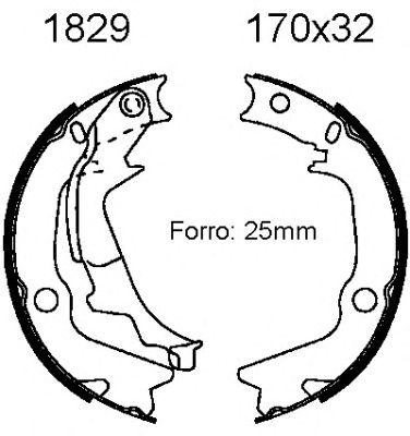 Set saboti frana, frana de mana