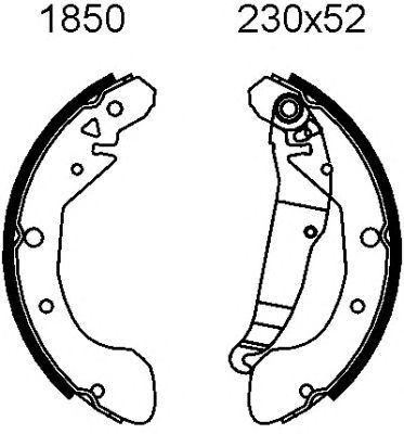 Set saboti frana