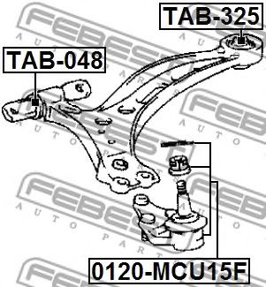 Articulatie sarcina/ghidare DAIHATSU ALTIS 1996-2001