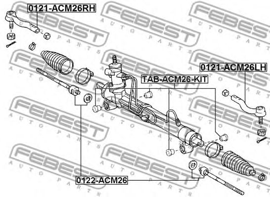 Cap de bara TOYOTA AVENSIS VERSO 01-