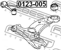 Brat/bieleta suspensie, stabilizator