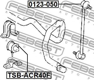 Brat/bieleta suspensie, stabilizator