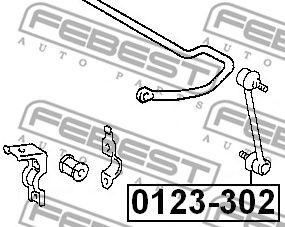 Brat/bieleta suspensie, stabilizator