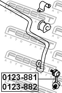 Brat/bieleta suspensie, stabilizator