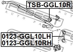 Brat/bieleta suspensie, stabilizator