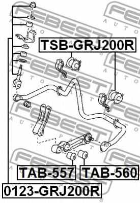 Brat/bieleta suspensie, stabilizator