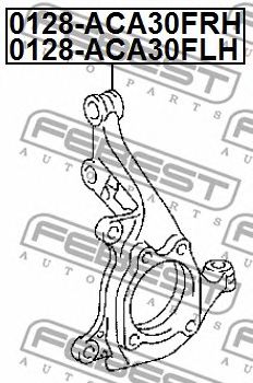 Articulatie directie, suspensie roata TOYOTA AURIS/RAV-4 III 05-