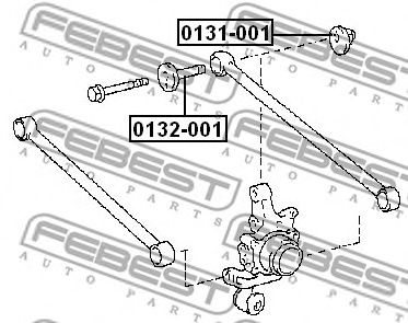 Nachlaufschale, corp axe LEXUS RX300 MCU1 1998.01-2003.02 [US]