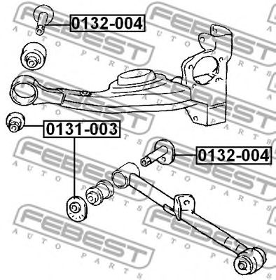 Nachlaufschale, corp axe TOYOTA RAV4