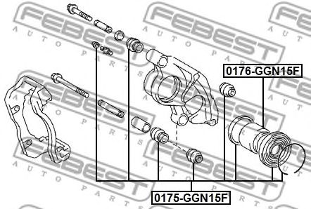 Piston, etrier frana