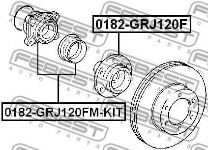 Butuc roata TOYOTA LAND CRUISER 150 (KDJ15_, GRJ15_)