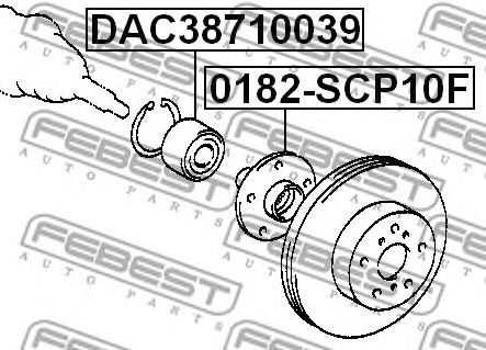 Butuc roata TOYOTA YARIS (SCP1_, NLP1_, NCP1_)