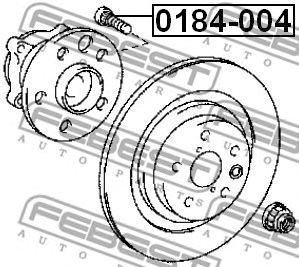 Bolt roata TOYOTA LAND CRUISER 98-