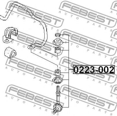 Brat/bieleta suspensie, stabilizator