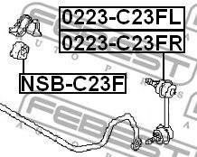 Brat/bieleta suspensie, stabilizator