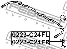 Brat/bieleta suspensie, stabilizator