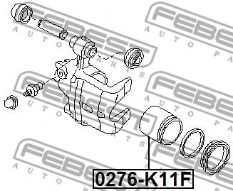 Piston, etrier frana