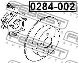 Bolt roata NISSAN ALMERA/CUBE/JUKE/PRIMERA/QASHQAI/X-TRAIL 95-