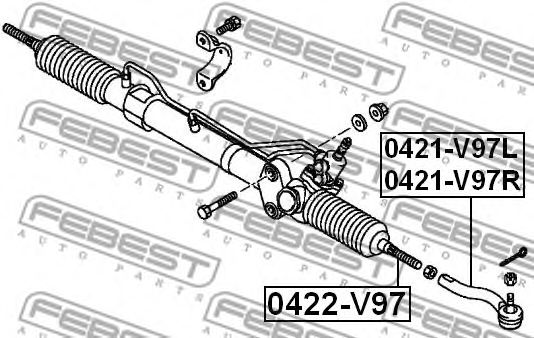 Articulatie axiala, cap de bara HYUNDAI GRAND SANTA FE 13 (B8) -2013