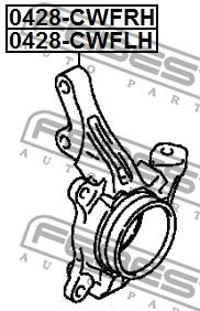 Articulatie directie, suspensie roata CITROEN C-CROSSER 2007-2012