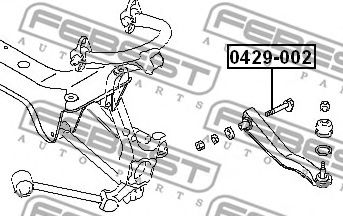 Surub corectare inclinare MITSUBISHI GALANT 92-03