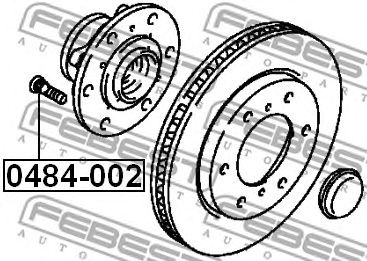 Bolt roata MITSUBISHI L200/L300/L400/PAJERO 86-