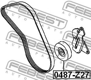 rola intinzator,curea transmisie MITSUBISHI COLT VI3_A, Z2_A)