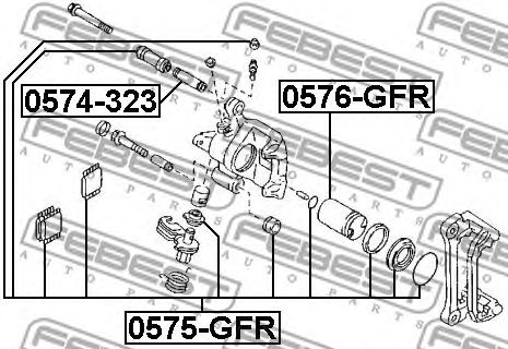 Piston, etrier frana