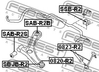 Brat/bieleta suspensie, stabilizator