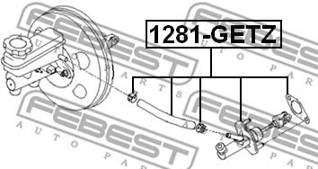 Pompa centrala, ambreiaj HYUNDAI GETZ 1,1-1,6 02-09