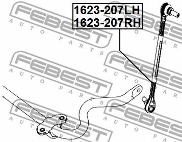 Brat/bieleta suspensie, stabilizator