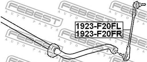 Brat/bieleta suspensie, stabilizator