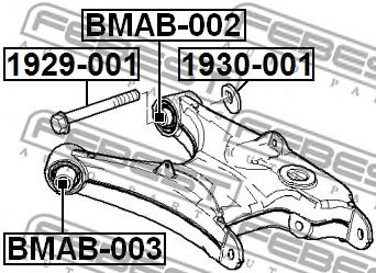 Nachlaufschale, corp axe BMW 1 E81/E87 2003-2011