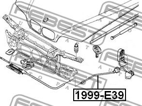 Cablu, capota motor