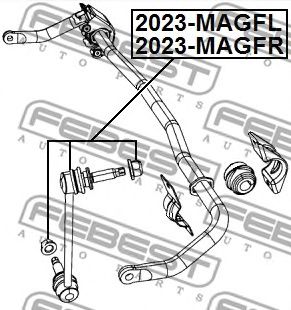 Brat/bieleta suspensie, stabilizator