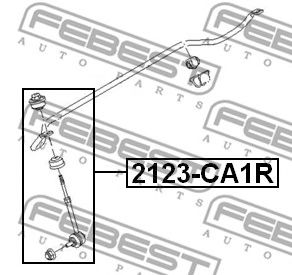 Brat/bieleta suspensie, stabilizator