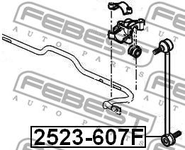 Brat/bieleta suspensie, stabilizator