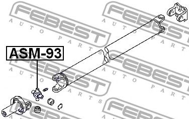 Articulatie, cardan MITSUBISHI L200/L400/PAJERO 2,4-3,5 V6 24V 83-