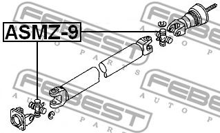 Articulatie, cardan KIA PREGIO/SORENTO/SPORTAGE 2,0-2,5D 94-