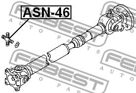 Articulatie, cardan NISSAN PICK UP/URVAN 82-05 2746,1