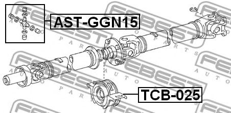 Articulatie, cardan TOYOTA HI-LUX 2,5 D-4D 05- 2948