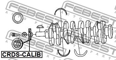 Fulie curea, arbore cotit HYUNDAI SONATA V (NF)