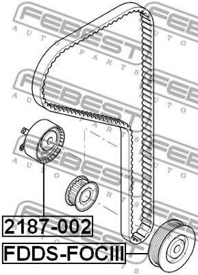 Fulie curea, arbore cotit FORD FOCUS III