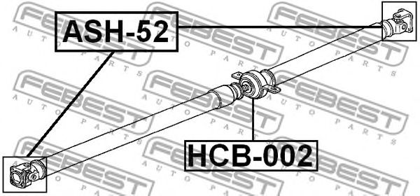 lagar central,cardan HONDA CR-V 2,0-2,4 07-