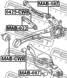 suport,trapez MITSUBISHI OUTLANDER/C-CROSSER/4007