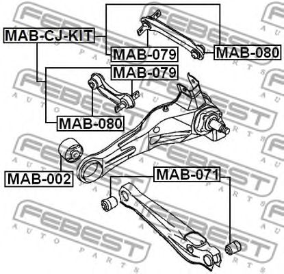 suport,trapez MITSUBISHI COLT/LANCER/CARISMA