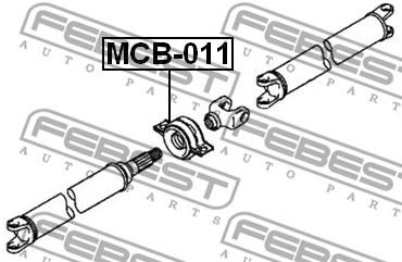 lagar central,cardan MITSUBISHI L 400 2,0/2,5 TD 95-05