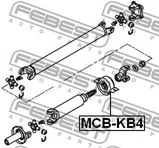 lagar central,cardan MITSUBISHI L 200/TRITON 2,5 DI-D 05-