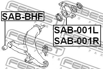 suport,trapez SUBARU LEGACY/OUTBACK/FORESTER/IMPREZA 98-03