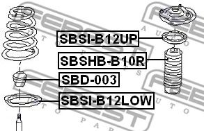 amortizor SUBARU LEGACY I/II 94-99